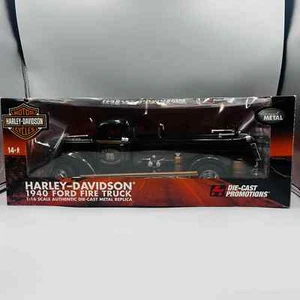HARLEY-DAVIDSON 1940 FORD FIRE TRUCK SCALA 1/16 LDP-77001-08 PRESSOFUSO - Foto 1 di 9