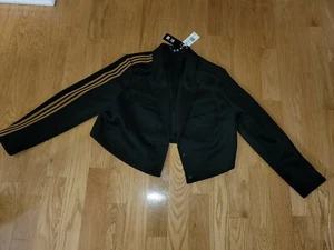 Adidas X Ivy Park Crop Suit Jacket Black/Mesa Beyonce GS0370 Choose Size - Picture 1 of 14