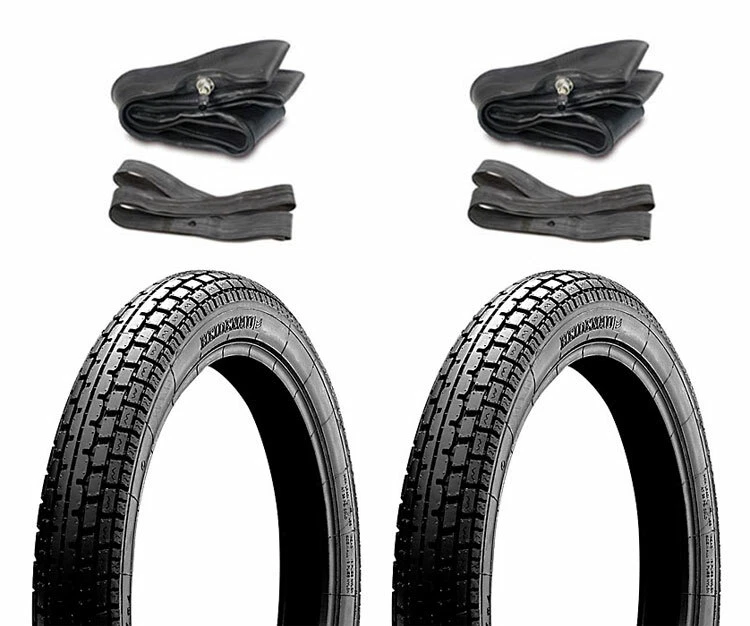 Satz Reifen 3,00-19 (3,00 x 19) Heidenau K34 für RT125 - Schlauch, Felgenband - Bild 1 von 1