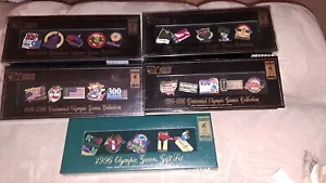 1996 Atlanta Centennial Olympic Games five boxed sets Collection pins - Picture 1 of 6