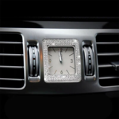 Para Mercedes Benz E S Clase CLS W212 W221 Diamante Centro Reloj Marco Cubierta Borde  Foto 1 de 4