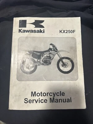 KAWASAKI MANUAL DE SERVICIO 2011 KX250F Foto 1 de 2