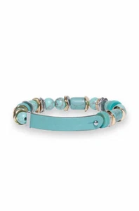 Keep Collective turquoise (nature/friendship) STORY BEADS stretch bracelet - Picture 1 of 6