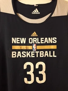 RYAN ANDERSON SIGNED New Orleans Pelicans ADIDAS GAME USED PRACTICE JERSEY 2XL+2 - Picture 1 of 12