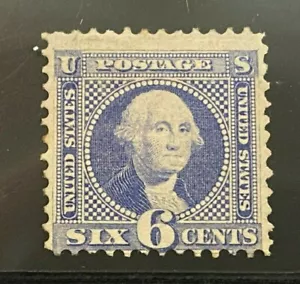US SCOTT #115 postfrisch unbenutzt Teil OG 6c Bildausgabe Washington APS Life Member - Bild 1 von 3