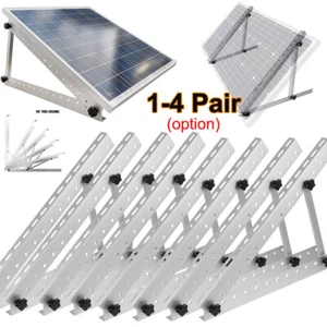 Solar Panel Mounting Brackets Solar Panel Tilt Mount Bracket Adjustable Angle US - Picture 1 of 19