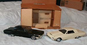 2-Vintage 1965 Ford Thunderbird Philco  transistor AM radios.