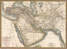 Map "Carte de la Turquie d'Asie de la Perse, Afghanistan, Arabie" Lapie, 1831