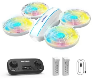 Mini Drone for Kids w/2 Batteries, Auto Hovering, 3D Flips Indoor Drone - Picture 1 of 8