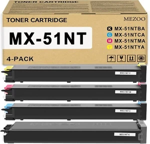 MX51NT MX-51NT Toner Cartridge MX-51NT MX-51NTBA MX-51NTCA MX-51NTMA MX-51NTYA T - Afbeelding 1 van 7