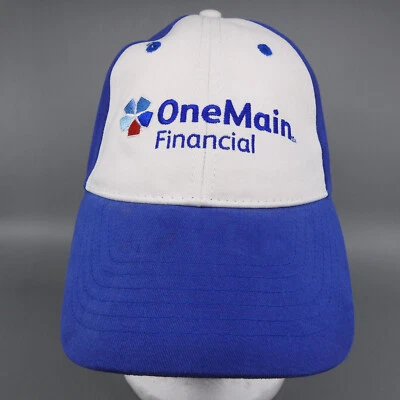 NASCAR One Main Financial Elliott Sadler Baseball Cap Hat Chase Authentics Blue - Image 1 of 4