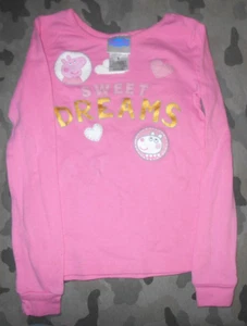 Peppa Pig Girls Size 6 Longsleeve Pajama Shirt - Picture 1 of 1