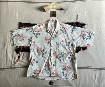 Levi’s LVC 60s Shirt M-XL 1966 OG BIG E Oversize 50" Rockabilly Open Camp Collar - Image 1 of 4