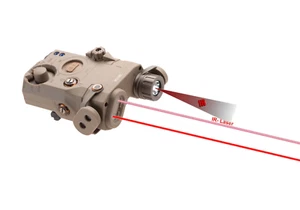 WADSN puntatore LA-5C UHP PEQ-15 Red Laser + IR Laser / IR LED polymer TAN FDE - Imagen 1 de 7