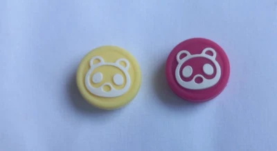 Two Animal Crossing TOM NOOK Thumb Grips For Nintendo Switch Joycon Controllers - Image 1 of 3