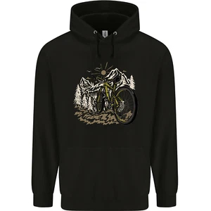 Mountain Bike Bicycle Cycling Cyclist MTB Childrens Kids Hoodie - Picture 1 of 64