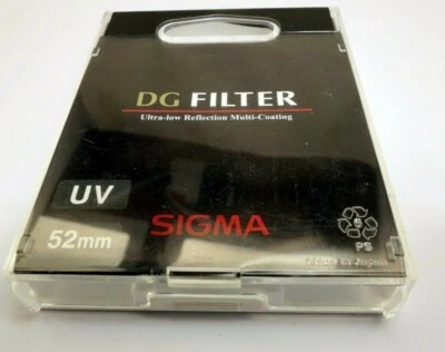 Sigma  UV Lens Filter Digital 52mm Digital Genuine - Image 1 of 4