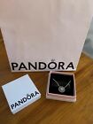 Pandora Sparkling Double Halo Collier Necklace Brand New