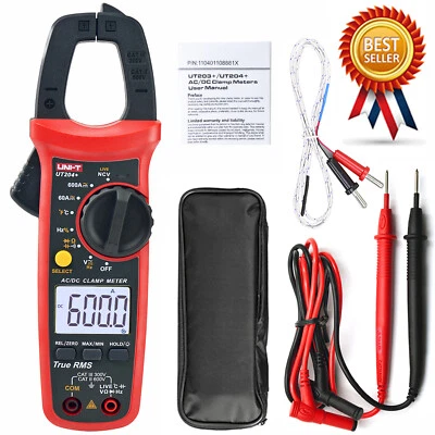 UNI-T UT204+ Digital Clamp Meter, True RMS, NCV, 400-600A Brand New Orig - Image 1 of 4