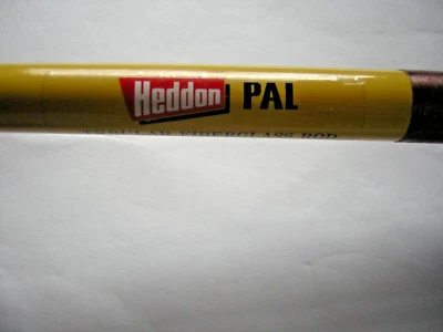 Vintage Heddon Pal Tubular Fiberglass MODEL 8510 Spinning Rod 2-piece & 8 1/2 ft - Image 1 of 4