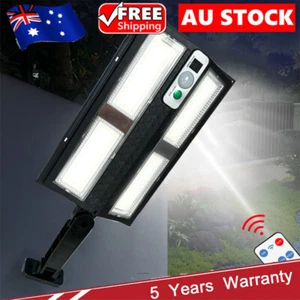 Commercial 99000000LM LED Outdoor Dusk to Dawn Solar Street Light Road Area Lamp - Picture 1 of 15