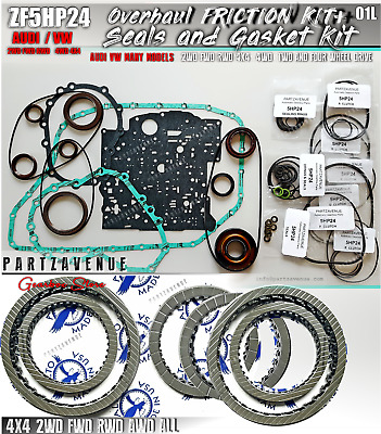Zf 5hp24 Audi Vw Overhaul Friction Kit Seals With Gasket Kit 5hp24 2wd 4wd Awd • 368.85€