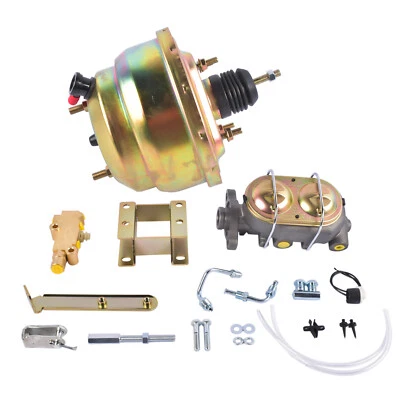 Front Power Disc Brake Conversion 8 Inch Dual Booster for Chevrolet BelAir 55-57 - Image 1 of 4