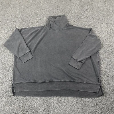 Suéter Rosa Para Mujer L Gris Victoria Secret Pullover Cuello Alto Sudadera Preppy Foto 1 de 4