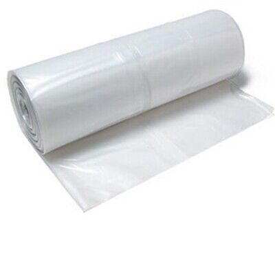 TRM 412C 12' X 100' 4 Mil All Weather Plastic Sheeting Clear Visqueen, 1-Roll • 56.81$