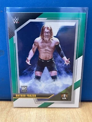 Nathan Frazer 2022 Panini NXT 2.0 WWE Wrestling GREEN PARALLEL Rookie #21 - Image 1 of 2