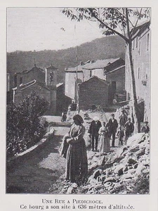 1910  --  UNE RUE DE PIEDICROCE   CORSE   3J645 - Picture 1 of 1