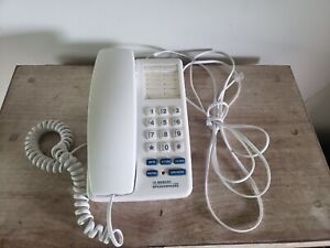 Vintage Conair SW322W Wall white Phone corded telephone Non-Tested *FO 