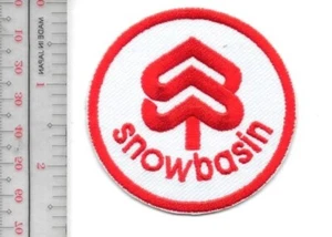 Skiing Utah Snowbasin Ski Resort Huntsville Patches NO TARIFF - Picture 1 of 1