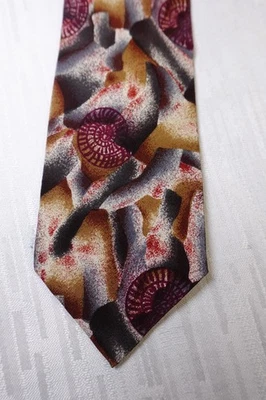 Charles Jourdan Paris Silk Tie Necktie Made IN Italy Vintage Antique — 第 1/4 张图片