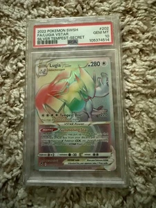 Pokemon Lugia VSTAR Silver Tempest Secret Rare Full Art #202 PSA 10 Gem Mint - Picture 1 of 1