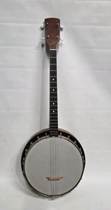 VTG KAY 4 String Tenor Closed Back Banjo Sun Burst - Picture 1 of 14