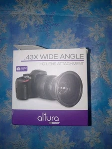 Altura .43X Weitwinkel HD Objektiv Aufsatz 58mm Kamera Foto Filter - Bild 1 von 2