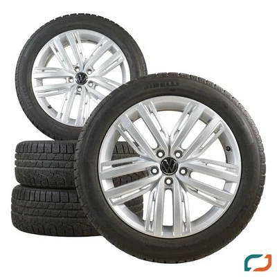 Original VW Tiguan 2 AD1 Winterräder Winterreifen Auckland Felgen 235/50R19 103H - Bild 1 von 4