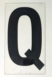 Plastic Plexiglass 10" Tall Marquee Sign Replacement Letter Q - Picture 1 of 3