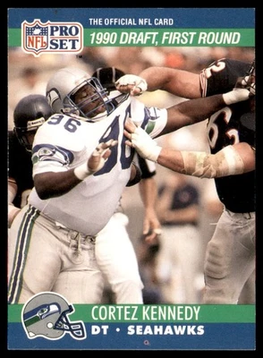 1990 Pro Set - Cortez Kennedy #671 - Image 1 of 2