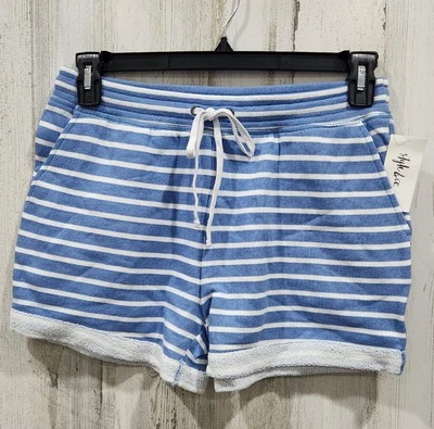 Pantalones Cortos de Salón STYLE & CO Azul y Blanco Marinero Rayas***Bolsillos**Talla PEQUEÑA**NUEVOS CON ETIQUETAS** Foto 1 de 4