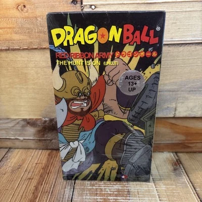 Dragon Ball Red Ribbon Army The Hunt Is On VHS Sealed W/ Trading Cards Anime - Image 1 of 4