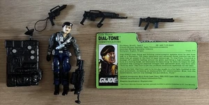 G.I.JOE DIAL-TONE Toy figure , Hasbro, action force sonic complete with card  - Picture 1 of 4