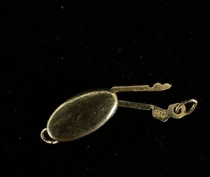 Antique Victorian 14k Yellow Gold Fish Hook Clasp - Picture 1 of 7