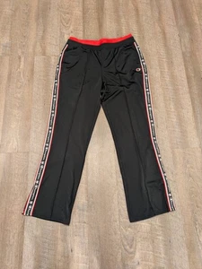 Champion Jogger Sweatpants NWT $50* Black and Red Stretch Comfort - Picture 1 of 6