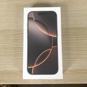 Oryginalny Apple iPhone 16 Pro Max Desert Titanium Puste pudełko tylko - Zdjęcie 1 z 4