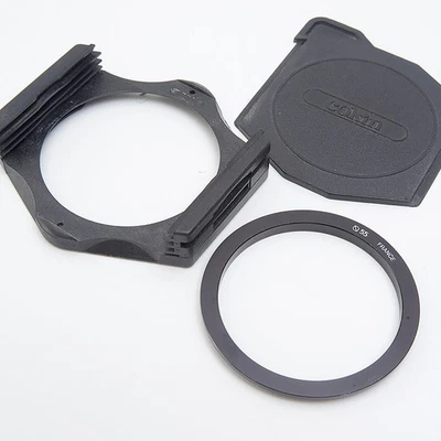 COKIN A (S) SERIES HOLDER With 55mm ADAPTER RING, LENS COVER #AD856 - Image 1 of 2