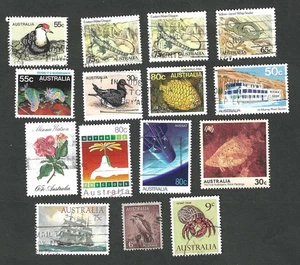 Australia - Fifteen different used stamps - Picture 1 of 1