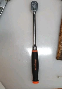 NOS Snap-on 3/8" Drive Orange Soft Grip Chrome 12 1/2" Ratchet FHL80 Dual 80  - Bild 1 von 6