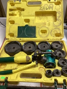 L.H. Dottie HPTK2 12 Ton Hydraulic Punch Set Knockout Set 1/2" To 4" ED4U 4070 - Picture 1 of 7